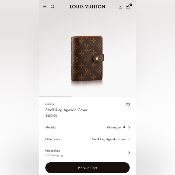 LV monogram Agenda pm - Picture 10 of 10
